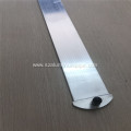 Micro channel oval aluminum tube with connector